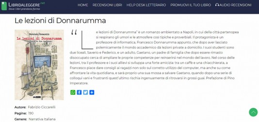 Le lezioni di Donnarumma di Fabrizio Ciccarelli su Libri da Leggere