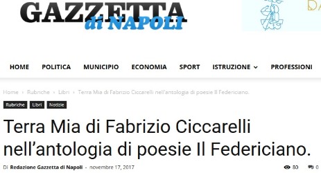 Fabrizio Ciccarelli Gazzetta di Napoli