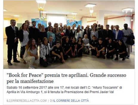 Fabrizio Ciccarelli Torno da turista Books for Peace