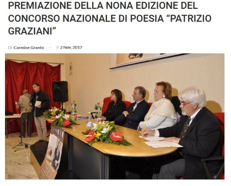 Fabrizio Ciccarelli Premiazione "Patrizio Graziani"