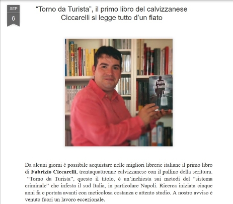 Calvizzanoweb Fabrizio Ciccarelli Torno da turista
