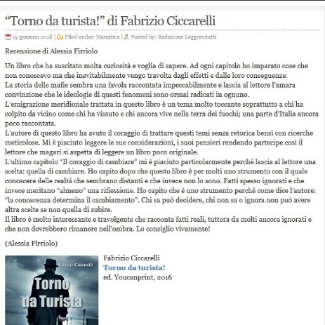 Recensione di Torno da turista