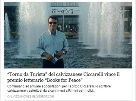 Books for Peace 2017 vince Fabrizio Ciccarelli